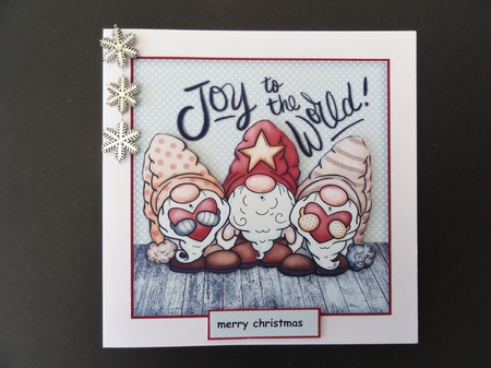 Petit Card Cute Gnomes by Valerie Spowart