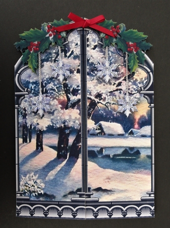 Tryptic Christmas - 9 by Valerie Spowart