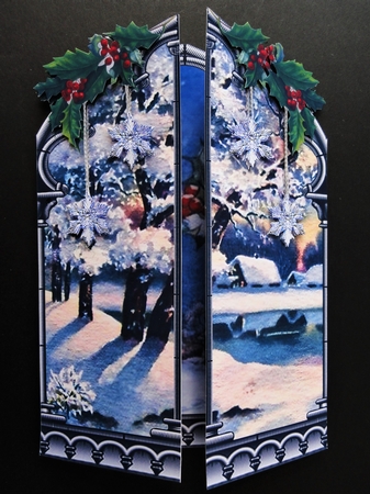 Tryptic Christmas - 9 by Valerie Spowart