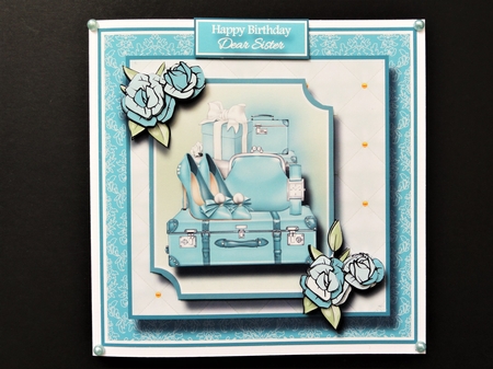 8x8 A Ladies favourite passion Mini Decoupage kit - x4 A4 sheets  by Valerie Spowart
