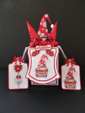 Nordic Gnome Large pop Up box #2 by Valerie Spowart