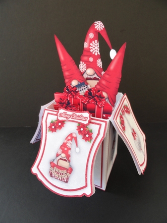 Nordic Gnome Large pop Up box #2 by Valerie Spowart
