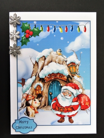 Santa delivers A5 by Valerie Spowart
