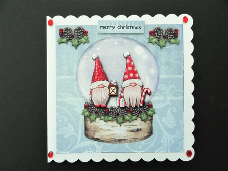  Quick Card Snow Globe by Valerie Spowart