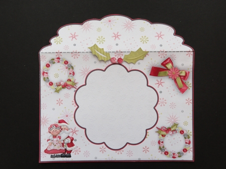 Its Christmas  Scalloped Pocket Card Bumper Kit #1 by Valerie Spowart