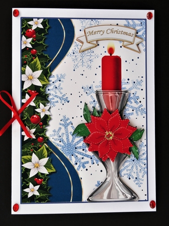 Christmas Candle by Valerie Spowart