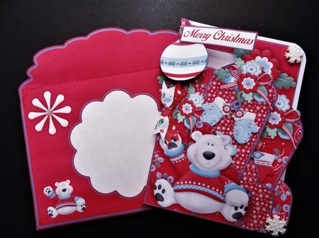 Polar Pals  Scalloped Pocket Card Mini Kit #1 by Valerie Spowart