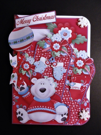 Polar Pals  Scalloped Pocket Card Mini Kit #1 by Valerie Spowart