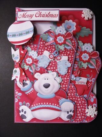 Polar Pals  Scalloped Pocket Card Bumper Kit #1 by Valerie Spowart