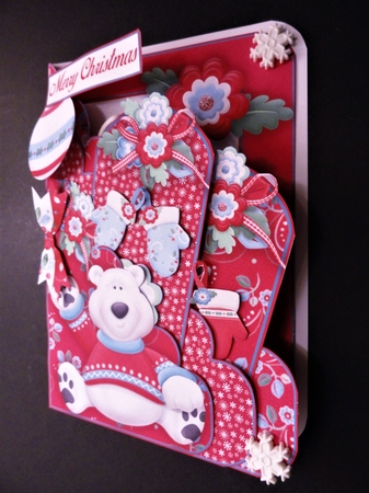 Polar Pals  Scalloped Pocket Card Bumper Kit #1 by Valerie Spowart