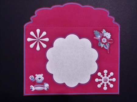 Polar Pals  Scalloped Pocket Card Bumper Kit #1 by Valerie Spowart