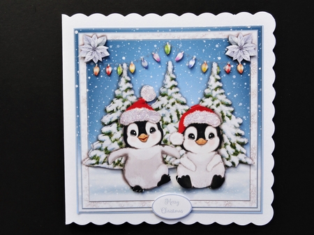 HAPPY PENGUINS quick card by Valerie Spowart