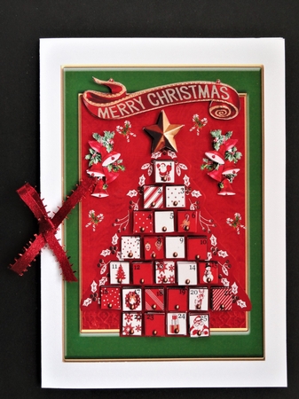 Advent Christmas Tree 1 by Valerie Spowart