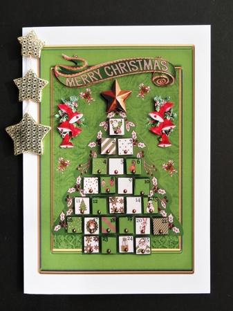 Advent Christmas Tree 4 by Valerie Spowart