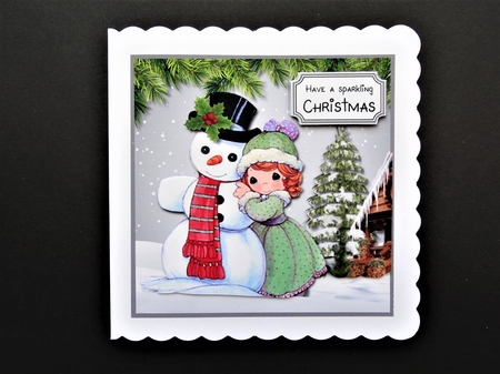 Finishing touches Christmas by Valerie Spowart