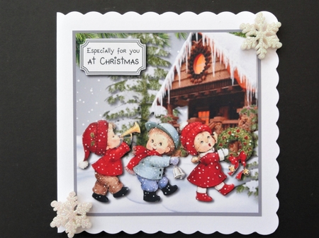 Cute kids Christmas by Valerie Spowart