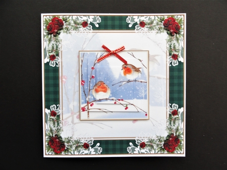 Christmas Vintage Robin Vintage Mini Kit 1 by Valerie Spowart