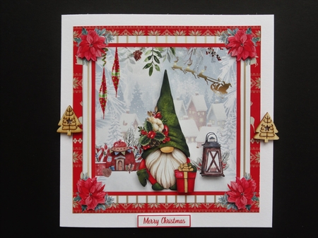 Gnome Sweet Gnome Christmas Decoupage Topper 7 by Valerie Spowart