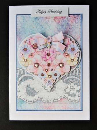 Birthday Heart  A5 Mini Kit by Valerie Spowart
