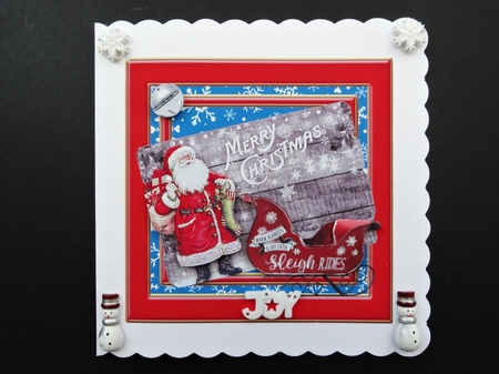 Santa and his Sleigh by Valerie Spowart