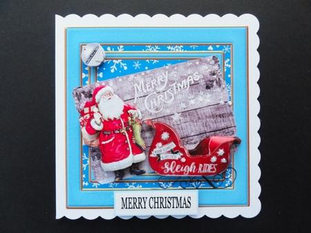 Santa and his Sleigh by Valerie Spowart