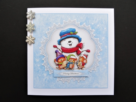 Cute Critters Holiday Topper #6 by Valerie Spowart