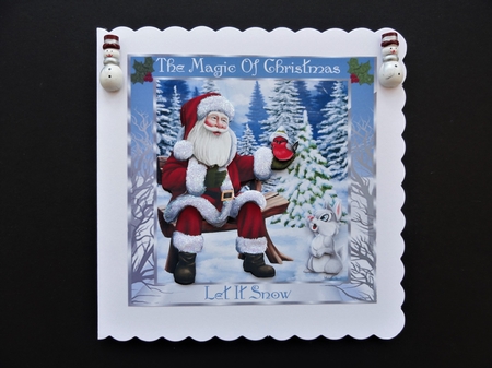 The magic of Christmas Approx.6x6 inches  by Valerie Spowart