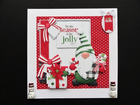 Christmas Gnomes decoupage sheets#1 by Valerie Spowart