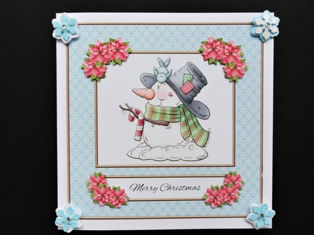 Cute Snowman Holiday Topper  by Valerie Spowart