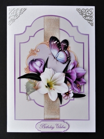 Luxe Lilies - Shaped Card Front with Step-by-Step by Valerie Spowart