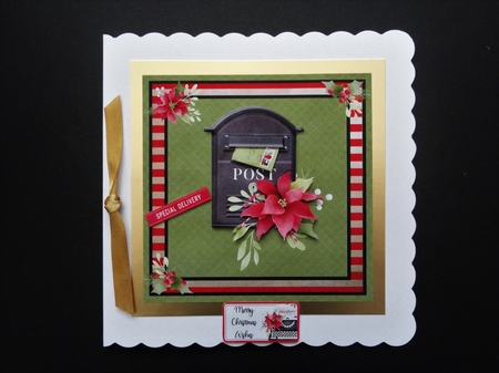 Postal Christmas Wishes Topper by Valerie Spowart