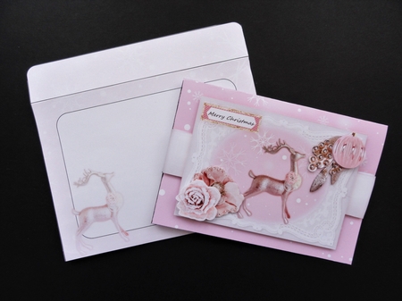 KPD20211212-PinkChristmas-Deer by Valerie Spowart
