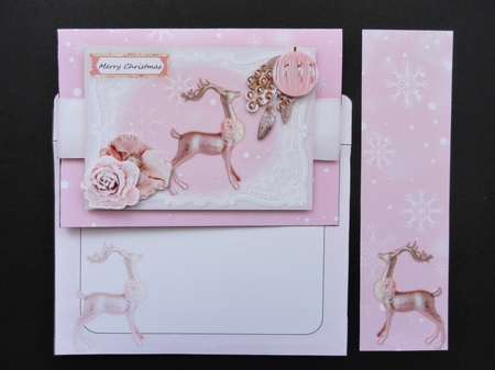 KPD20211212-PinkChristmas-Deer by Valerie Spowart