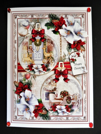 Christmas At Home Baubles Mini Page Kit by Valerie Spowart