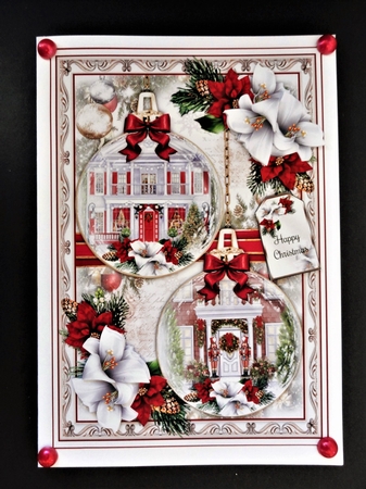 Christmas At Home Baubles 02 Mini Page Kit by Valerie Spowart