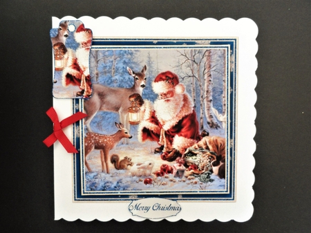 Christmas Cheers (Blue) Mini Kit #4 No Flowers** by Valerie Spowart