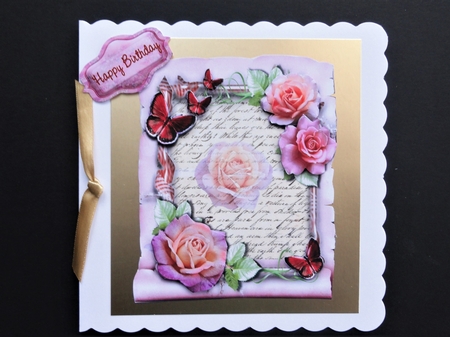 beautyful rose greetings by Valerie Spowart