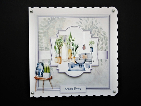 Room scene 7x7 by Valerie Spowart