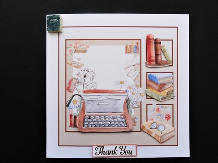 The book worm 7x7 by Valerie Spowart