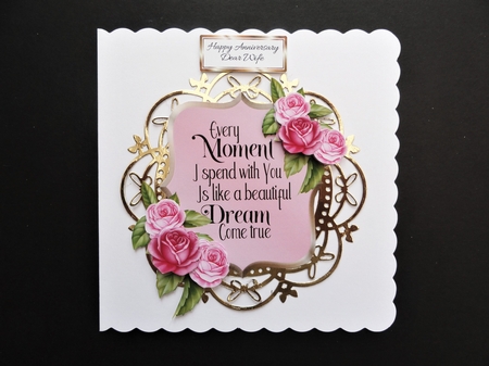 Every Moment Topper and Decoupage  by Valerie Spowart