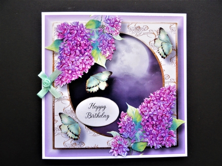 Beautiful Blooms & Butterflies - Lovely Lilac by Valerie Spowart