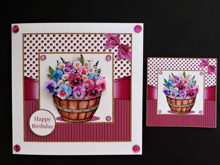 Barrel of flowers by Valerie Spowart