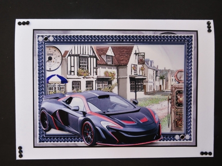 The Sports Car 04 Male Mini Page Kit  by Valerie Spowart