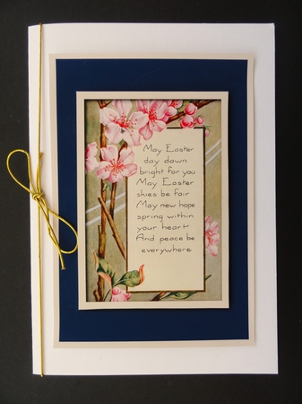 Vintage Easter Blossoms A4 by Valerie Spowart