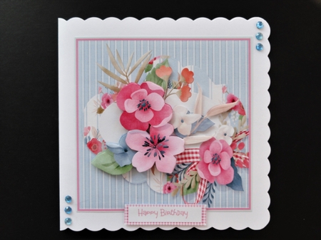 Countryside flowers 6x6 by Valerie Spowart