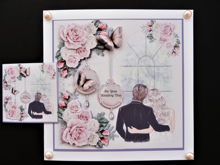 Wedding Day Arch Window by Valerie Spowart