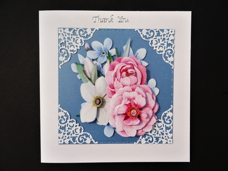 Pink Peonies Step by Step 8 layer Decoupage  by Valerie Spowart