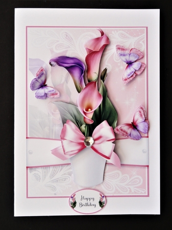 Beautiful Vase of Flowers 7x5 Mini Kit 2 by Valerie Spowart