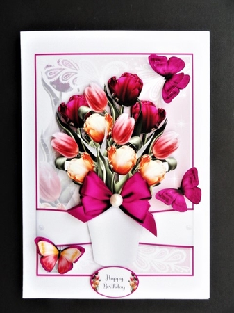 Beautiful Vase of Flowers 7x5 Bumper Kit by Valerie Spowart