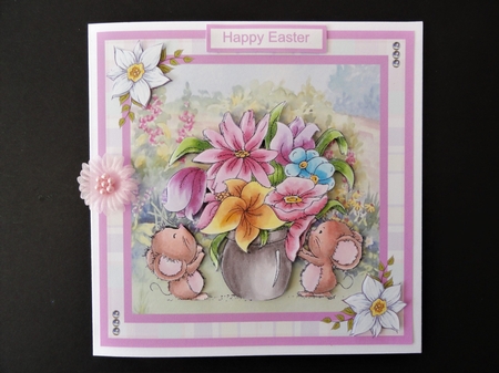 Easter Mice Decoupage Mini Kit by Valerie Spowart